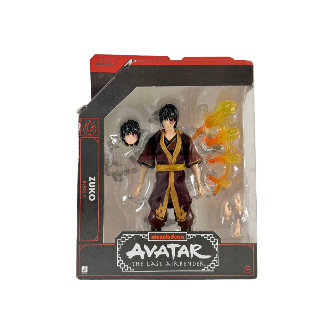 Avatar The Last Airbender Zuko Book 3 Action Figure Damaged Box Jazwares New